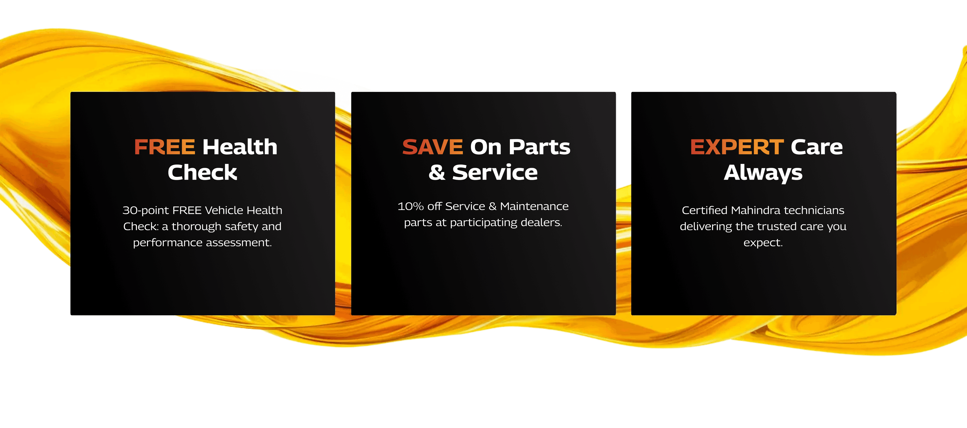 Free Health Checks, Save On Parts & Service, Expert Care Always